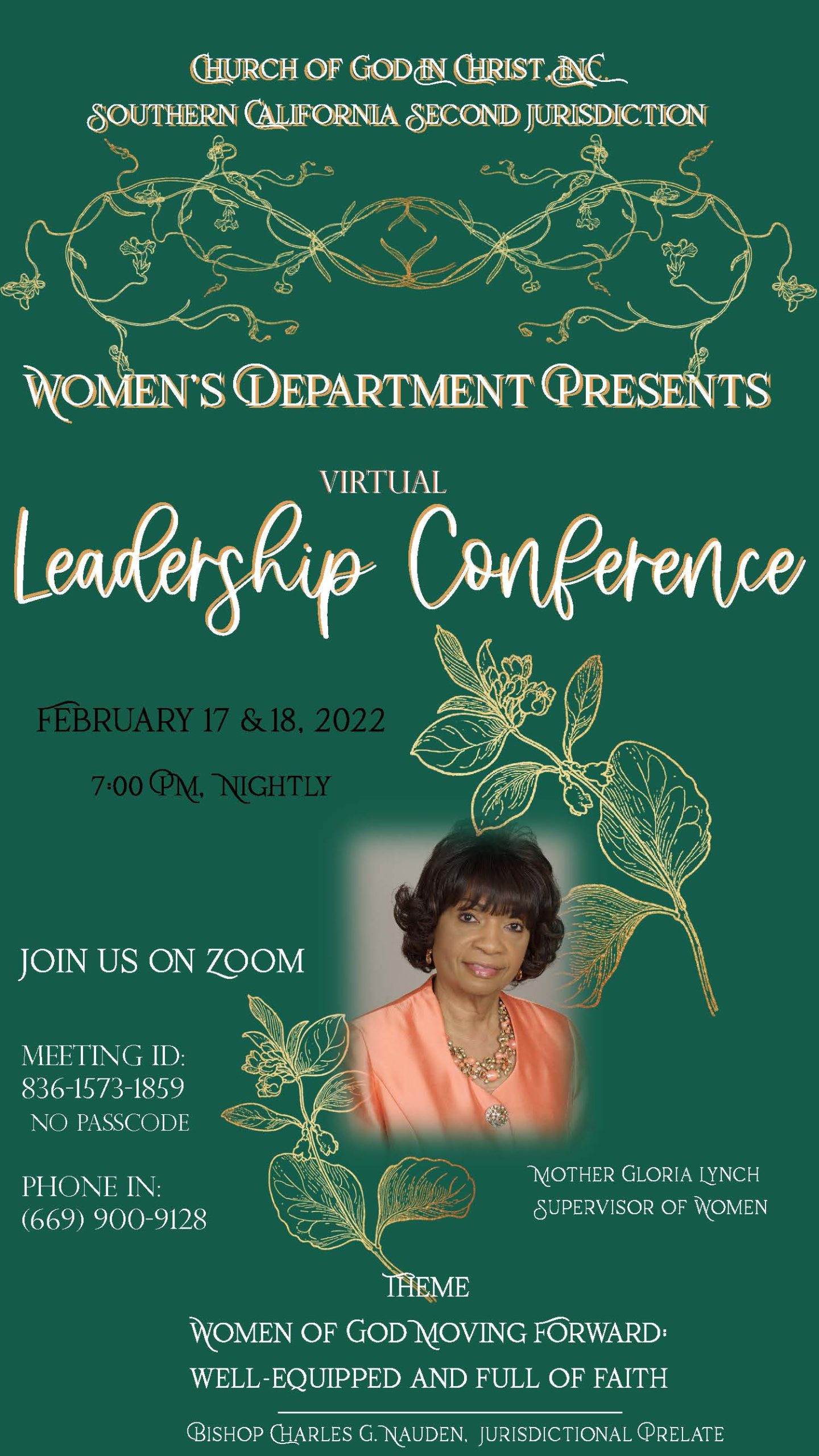 Women’s Department Virtual Leadership Conference Southern California